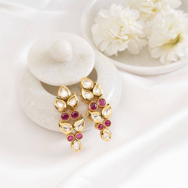 Maira Kundan Earring : PA-560