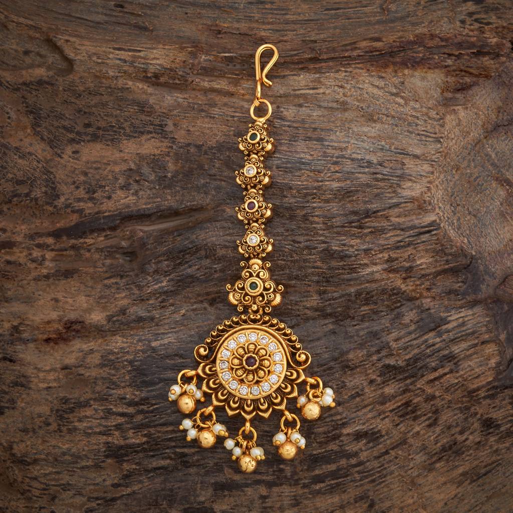 Kushal'S Fashion Jewellery-Plated Ethnic Antique Tikka - 180030 : 430472