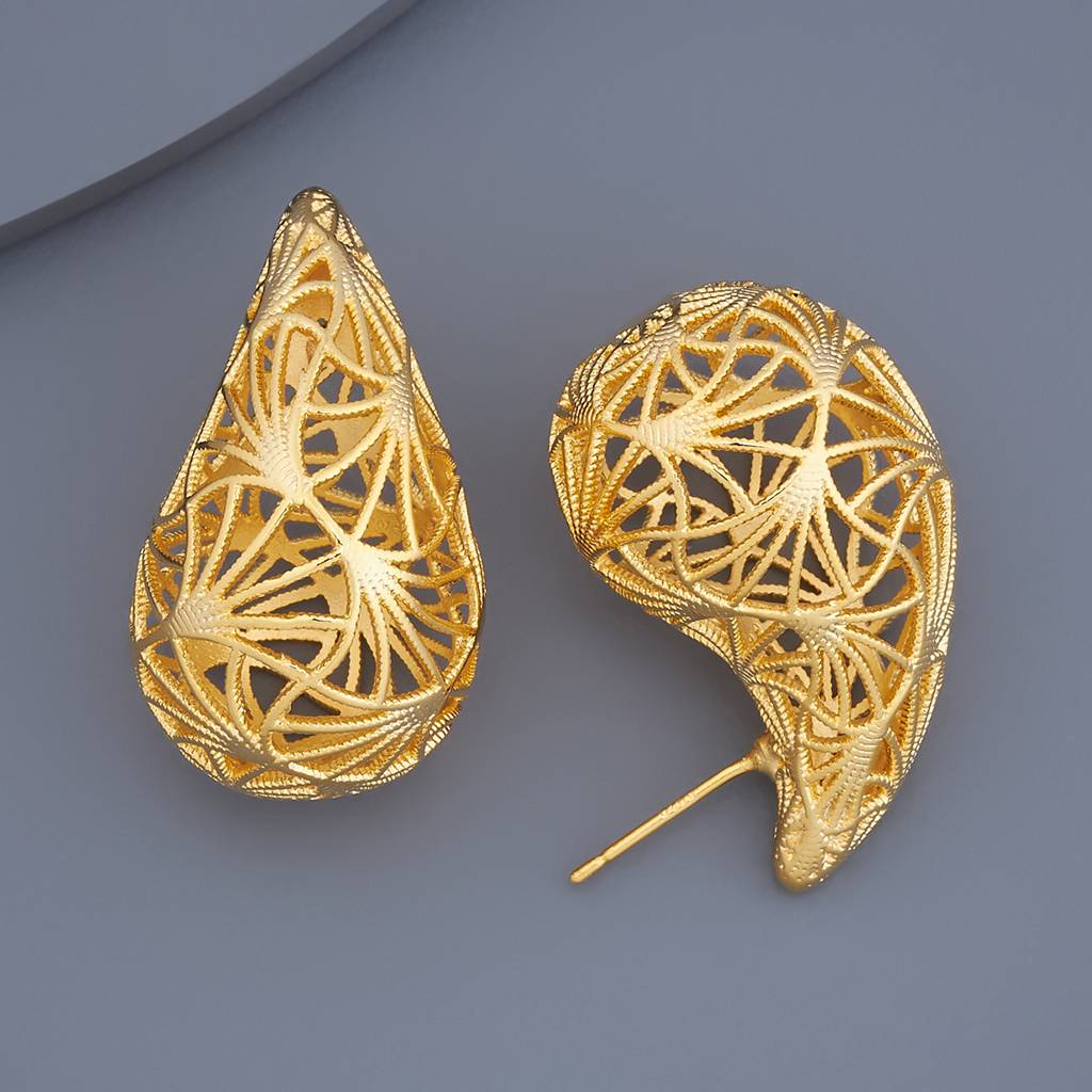 Kushal'S Fashion Jewellery Gold-Plated Party Trendy Earring - 430843 : 430843