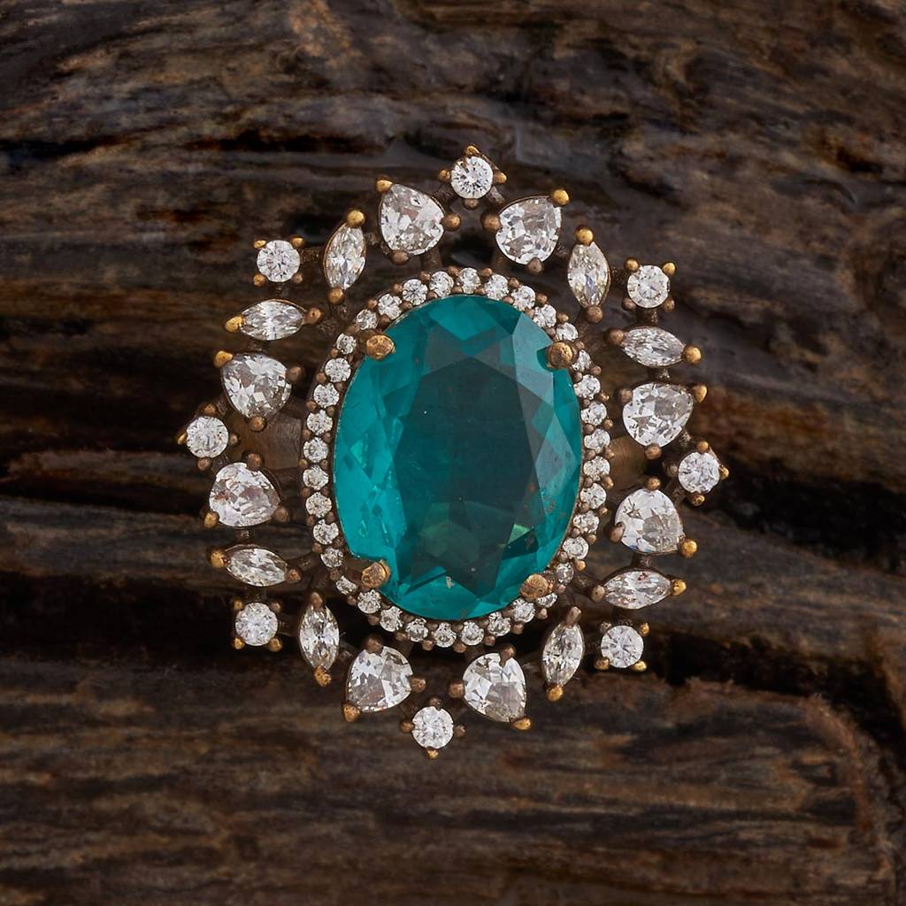 Kushal'S Fashion Jewellery Party Zircon Finger Ring - 180314 : 431024