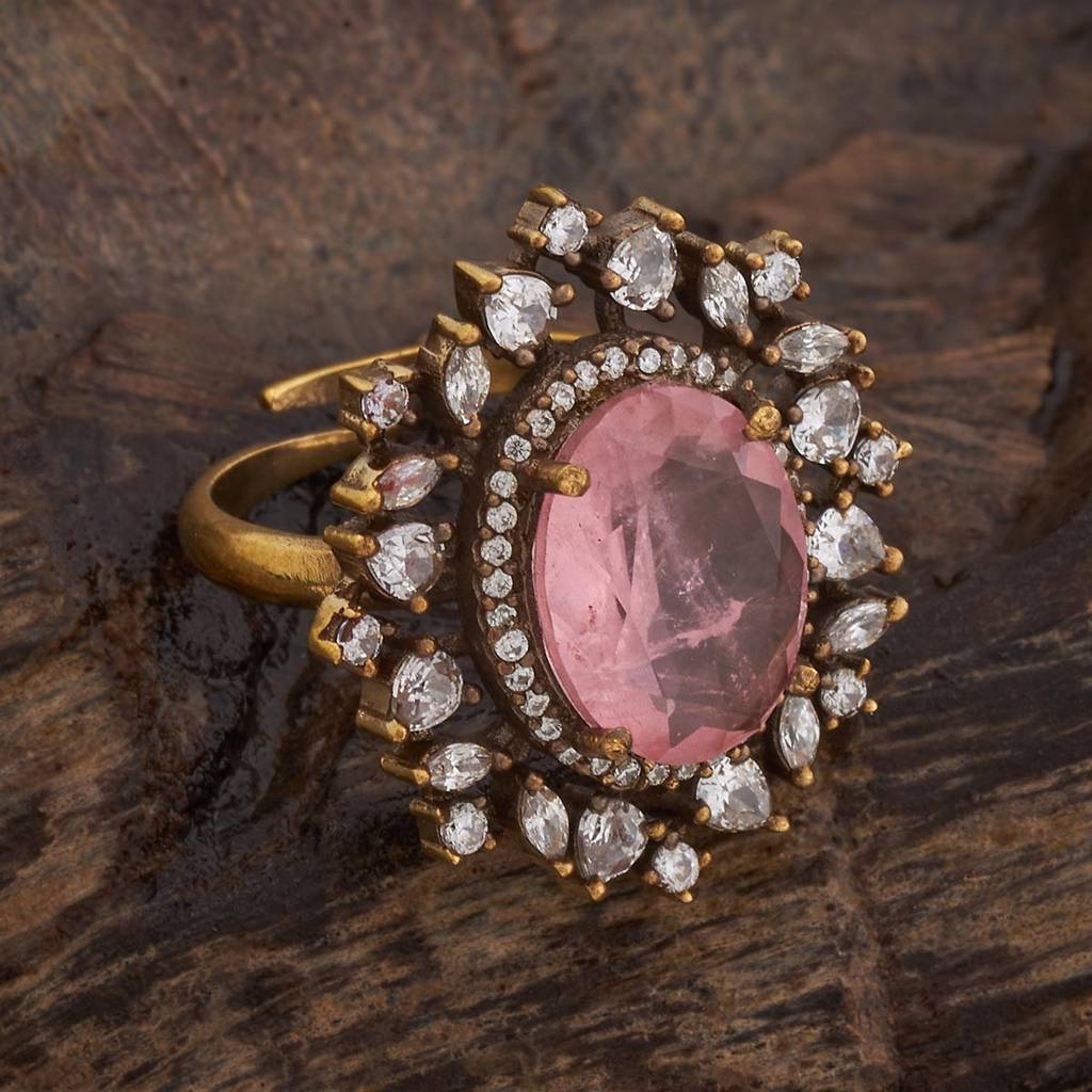 Kushal'S Fashion Jewellery Party Zircon Finger Ring - 180314 : 431025