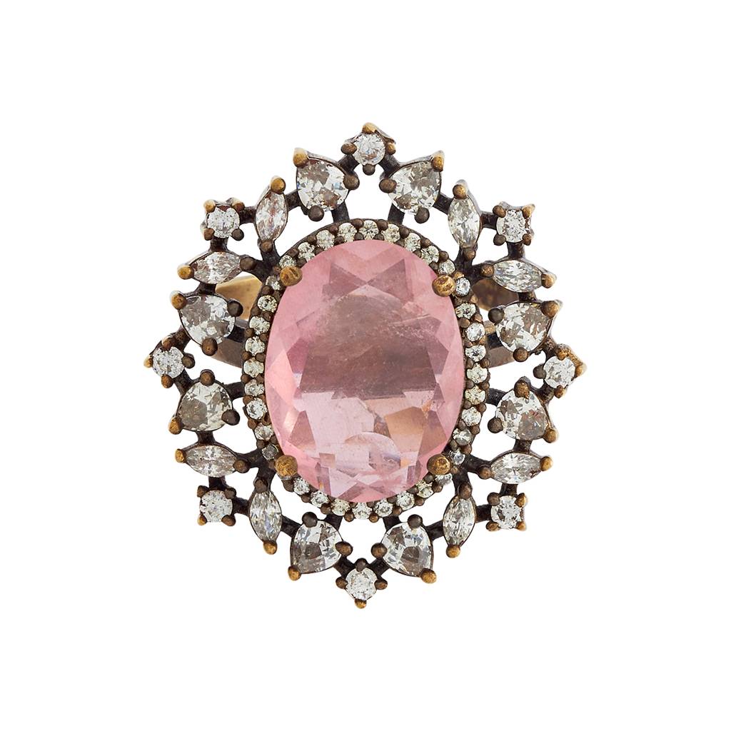 Kushal'S Fashion Jewellery Party Zircon Finger Ring - 180314 : 431025
