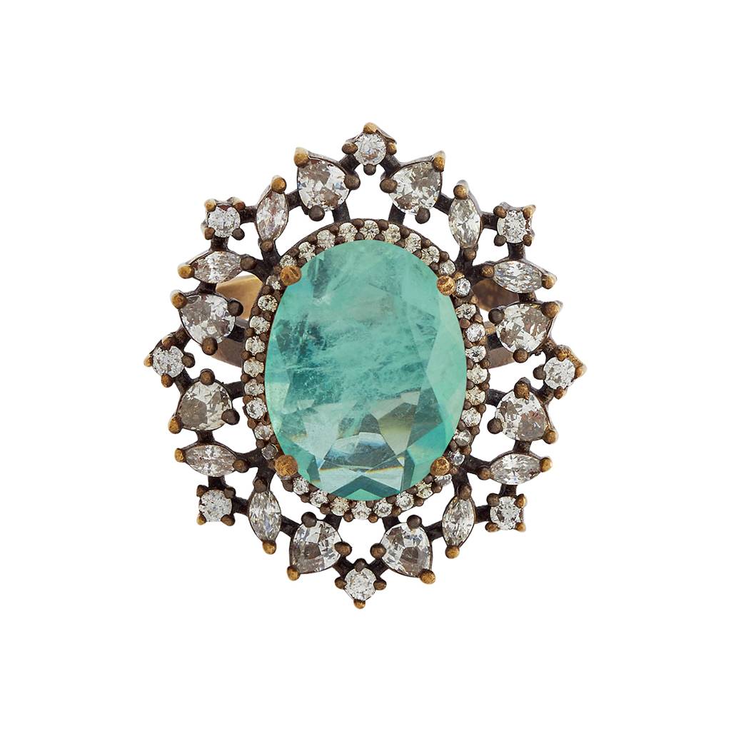 Kushal'S Fashion Jewellery Party Zircon Finger Ring - 180314 : 431026