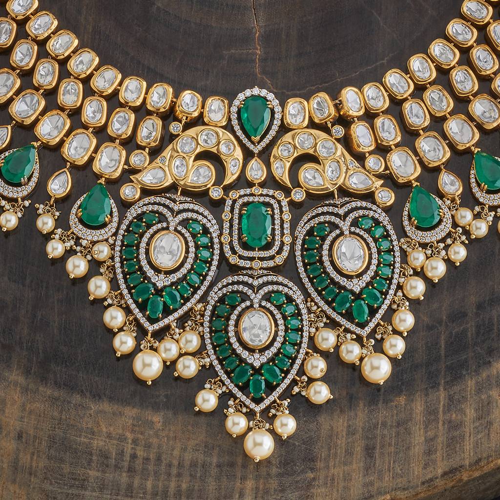 Kushal'S Fashion Jewellery Party Kundan Jewellery Set - 181934 : 434603