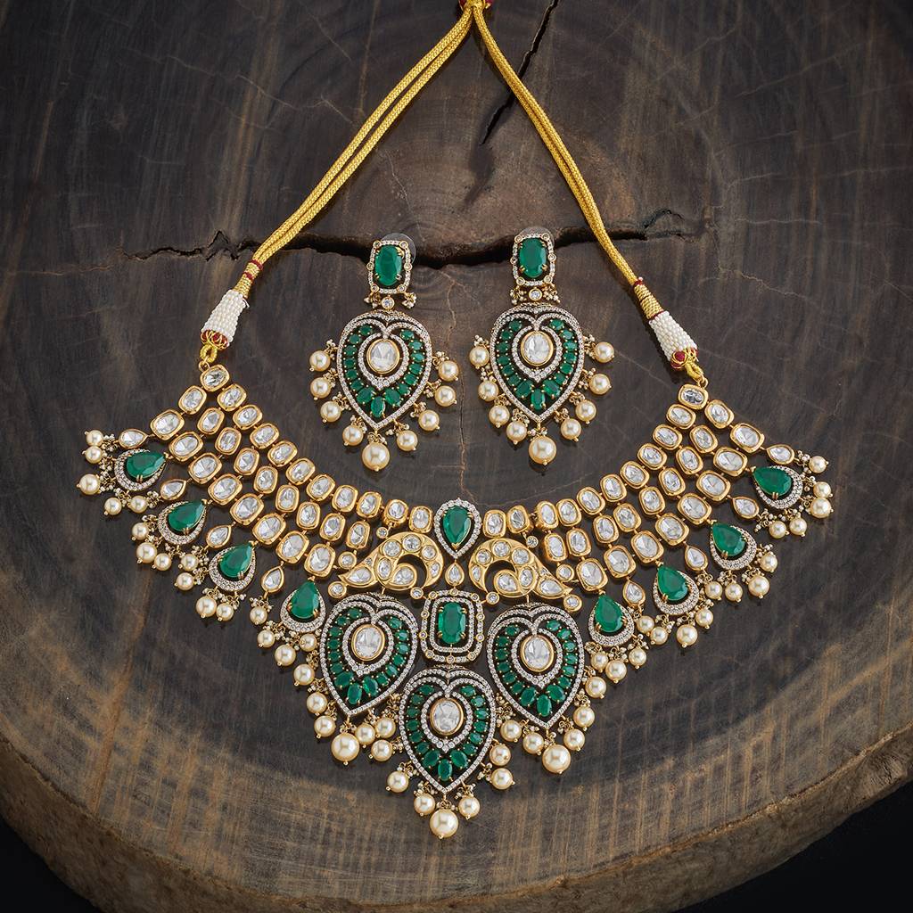 Kushal'S Fashion Jewellery Party Kundan Jewellery Set - 181934 : 434603