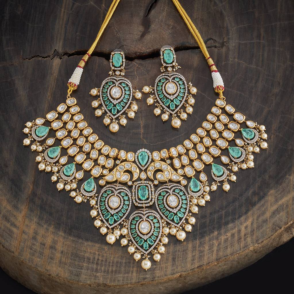 Kushal'S Fashion Jewellery Party Kundan Jewellery Set - 181934 : 434604