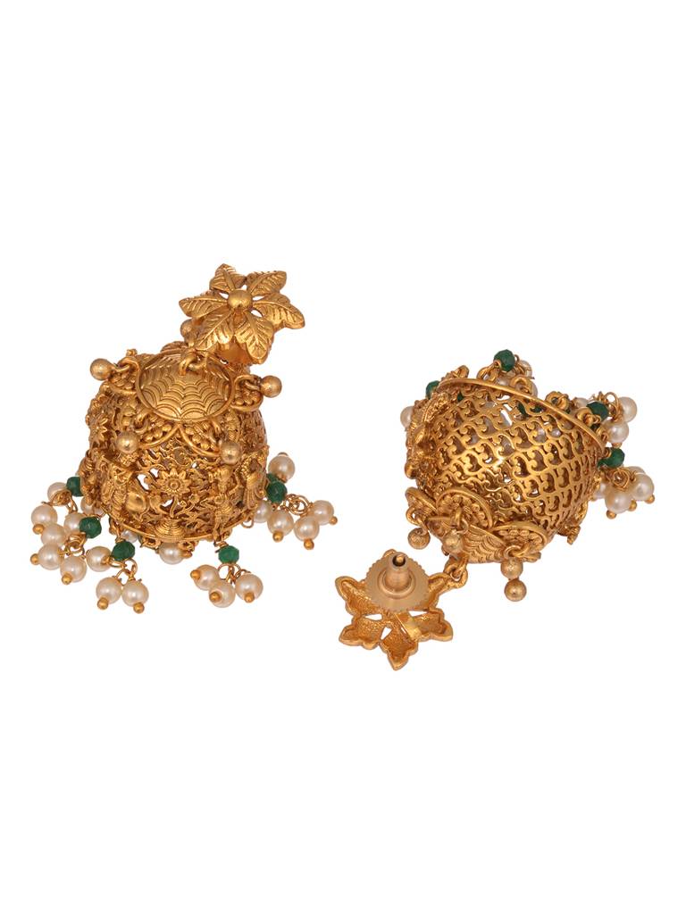 Gold Plated Krishna Leela Choker Temple Jewellery Set : SJNK1863