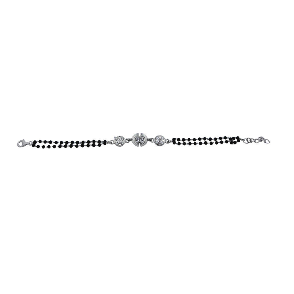 Silver Crosslink Bracelet : SS143C