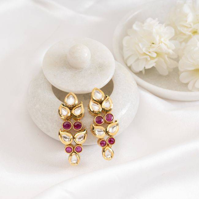 Maira Kundan Earring : PA-560