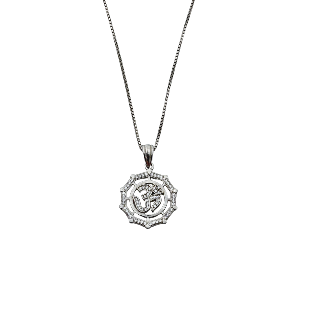 Silver Om Pendant : SS156