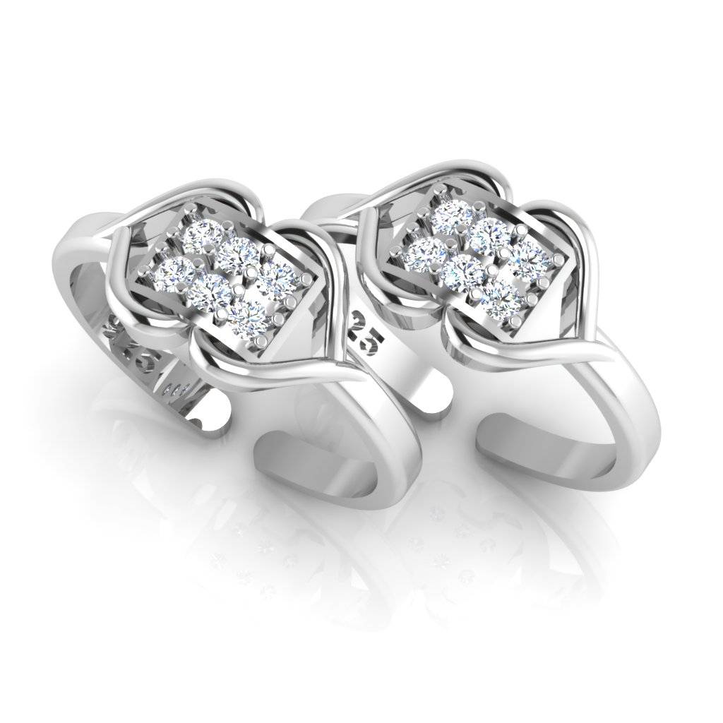 Iski Uski 925 Sterling Indian Silver Toe Rings