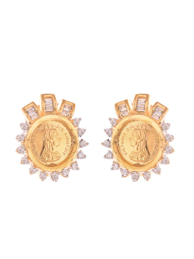 Gold Plated Ad Ginni Designer Locket Jewellery Set : SJLK1931