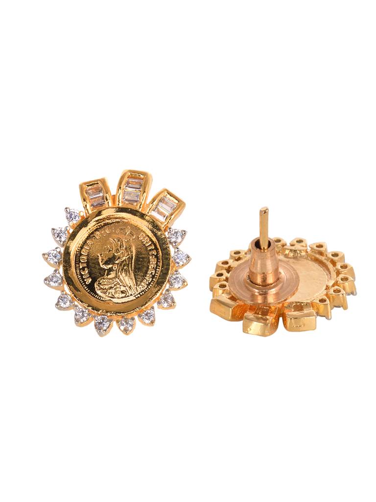Gold Plated Ad Ginni Designer Locket Jewellery Set : SJLK1931