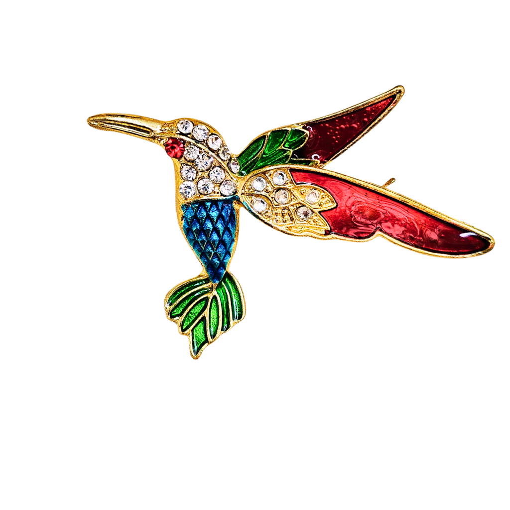 Enamel Bird Brooch : BR001