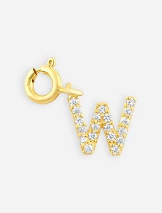 Alphabet Charm : W