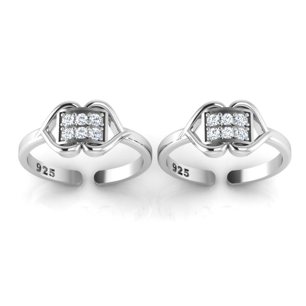 Iski Uski 925 Sterling Indian Silver Toe Rings