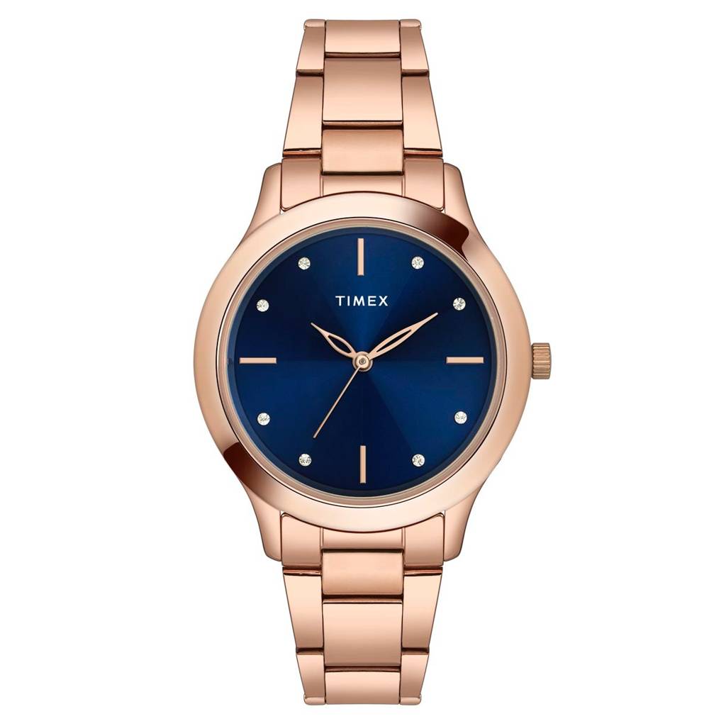 Timex Round 37Mm Dial Analog Women Watch - Twel98Smu06 : TWEL98SMU08
