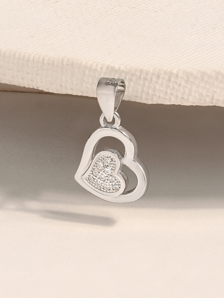 Touch925 Little Love Heart Silver Pendant · Eternz