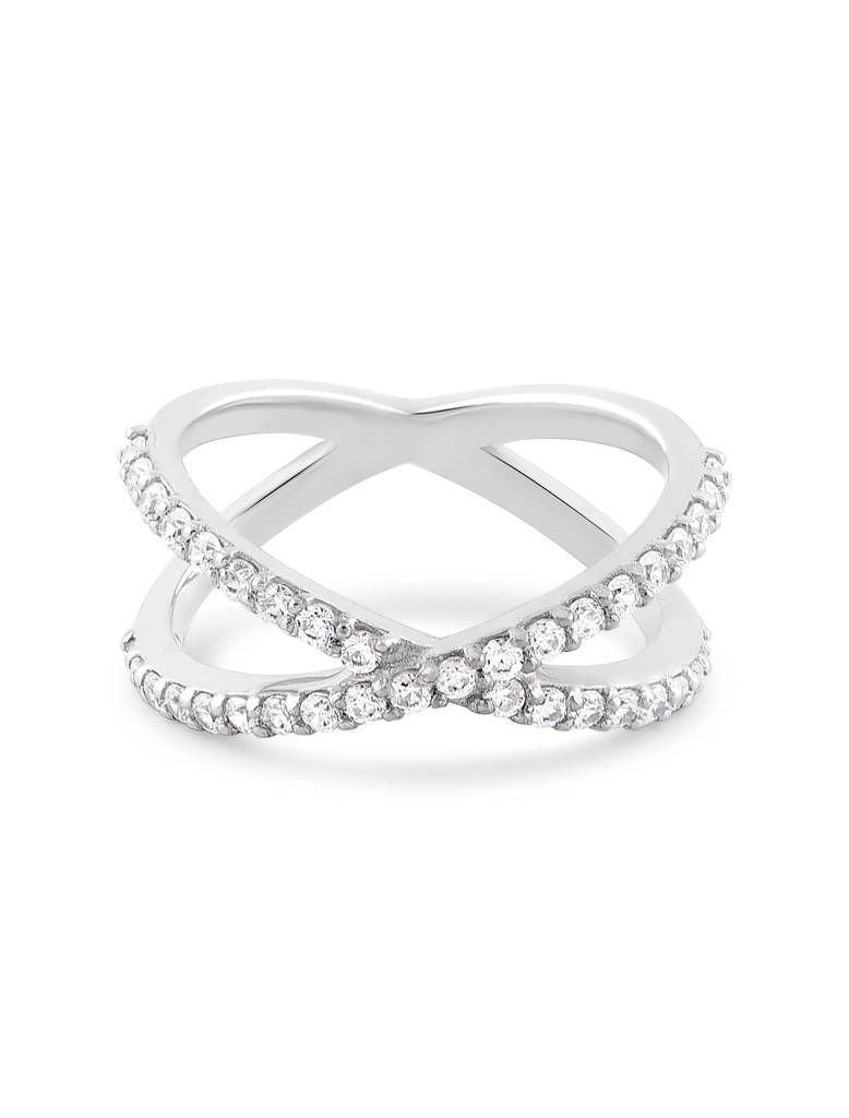 925 Silver Love Locked Ring