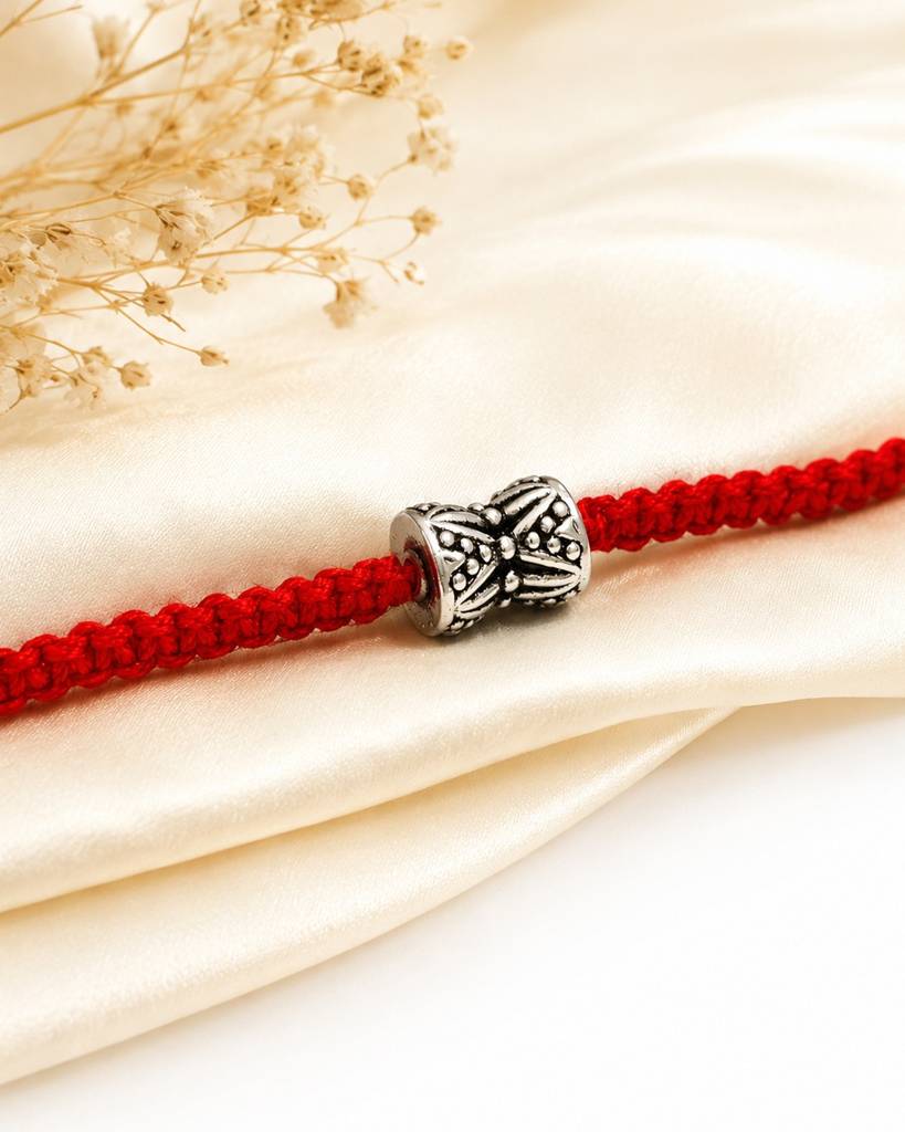 925 Silver Shiva Damru Rakhi : IS-RK-ST-1024