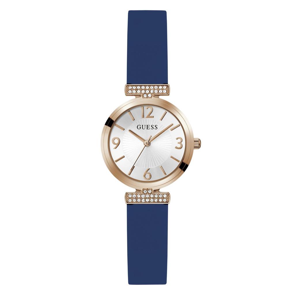 Guess Round 28Mm White Dial Analog Women Watch - Gw0912L3 : GW0912L3