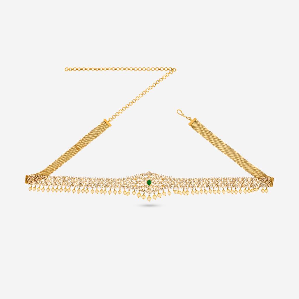 Gold Plated - Bridesmaid Zircon Belt - 462527 : 462528