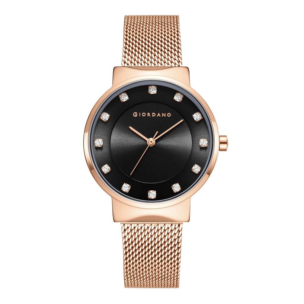 Analog Stylish Watch For Women | Water Resistant Simple And Fashion Watch Round Shape With Stainless Steel Case Wri : A2062-11