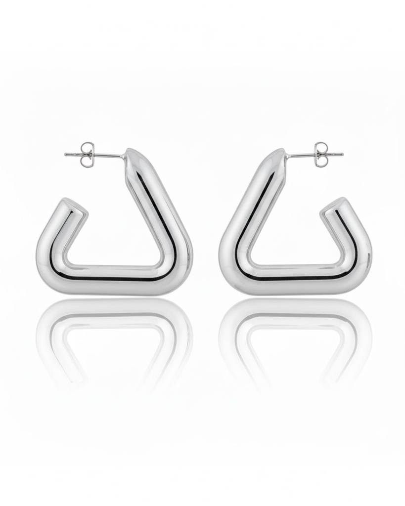 Triangle Hollow Drop Earrings For Women : CJLX219770402BY