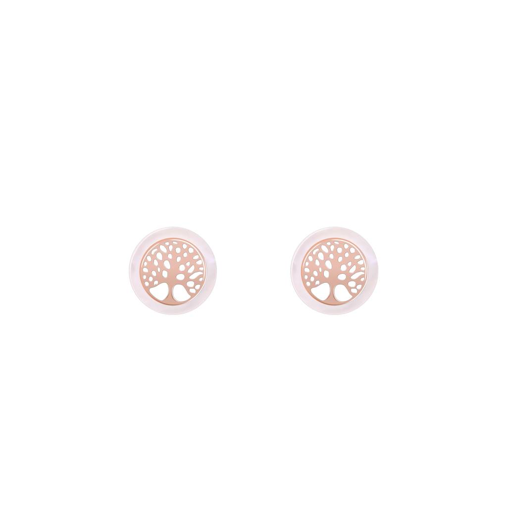 Tree Of Life Silver Studs : FGER500
