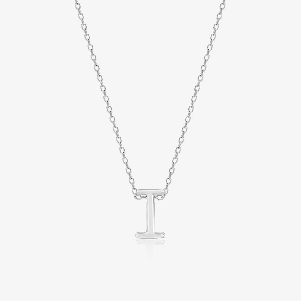 Infinite I Initial Necklace : DIN68