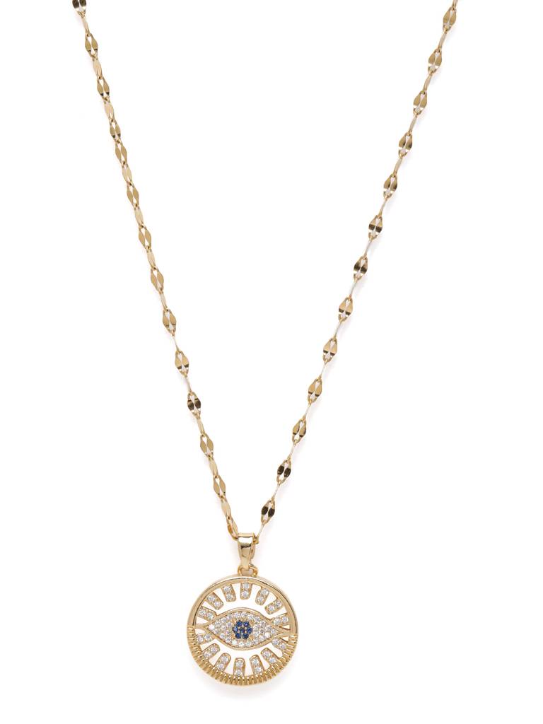 Evil Eye Stone Studded Pendant : AVPE10051