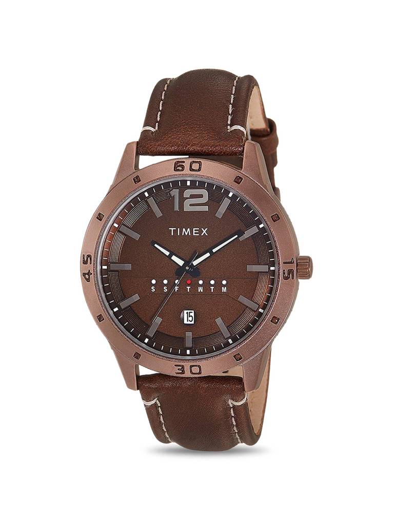 Timex Round 45Mm Dial Analog Men Watch - Tw000U936 : TW000U936