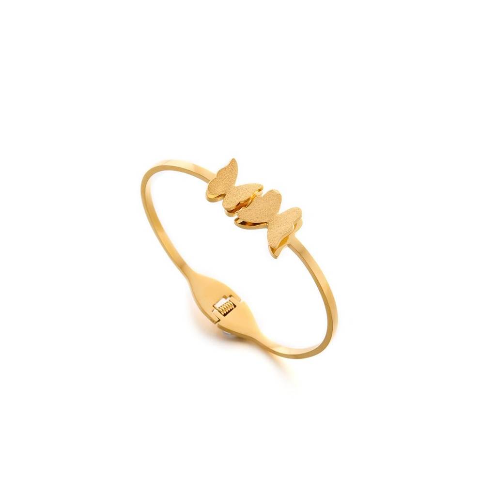 Fancy Arch Stud Earring : BR_SS_Buttflycuff_gld