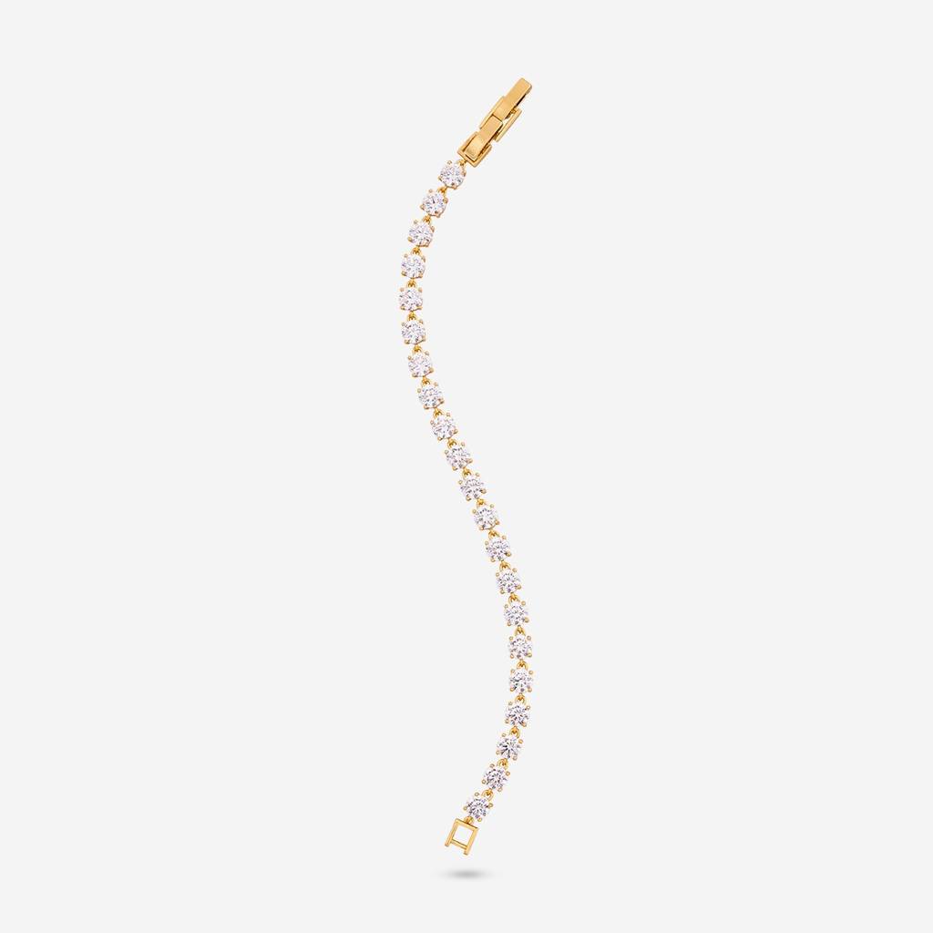 White Gold Plated - Party Zircon Bracelet - 459651 : 459651
