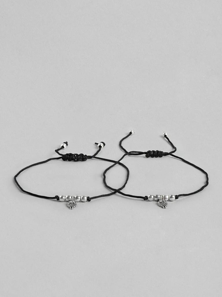 Silver 92.5 Owl Anklet : Silver 92.5 Owl Anklet : U080SO05LA0328