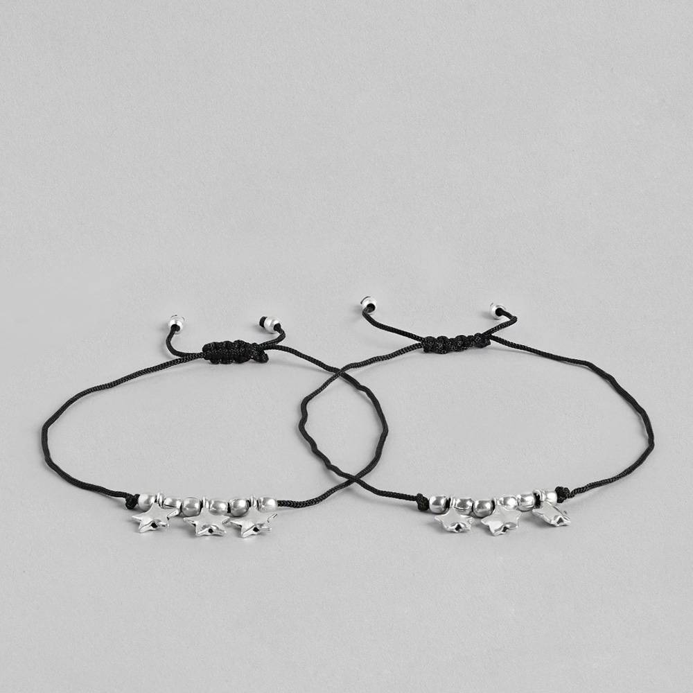 Silver 92.5 Star Anklet : U080SO05LA0327