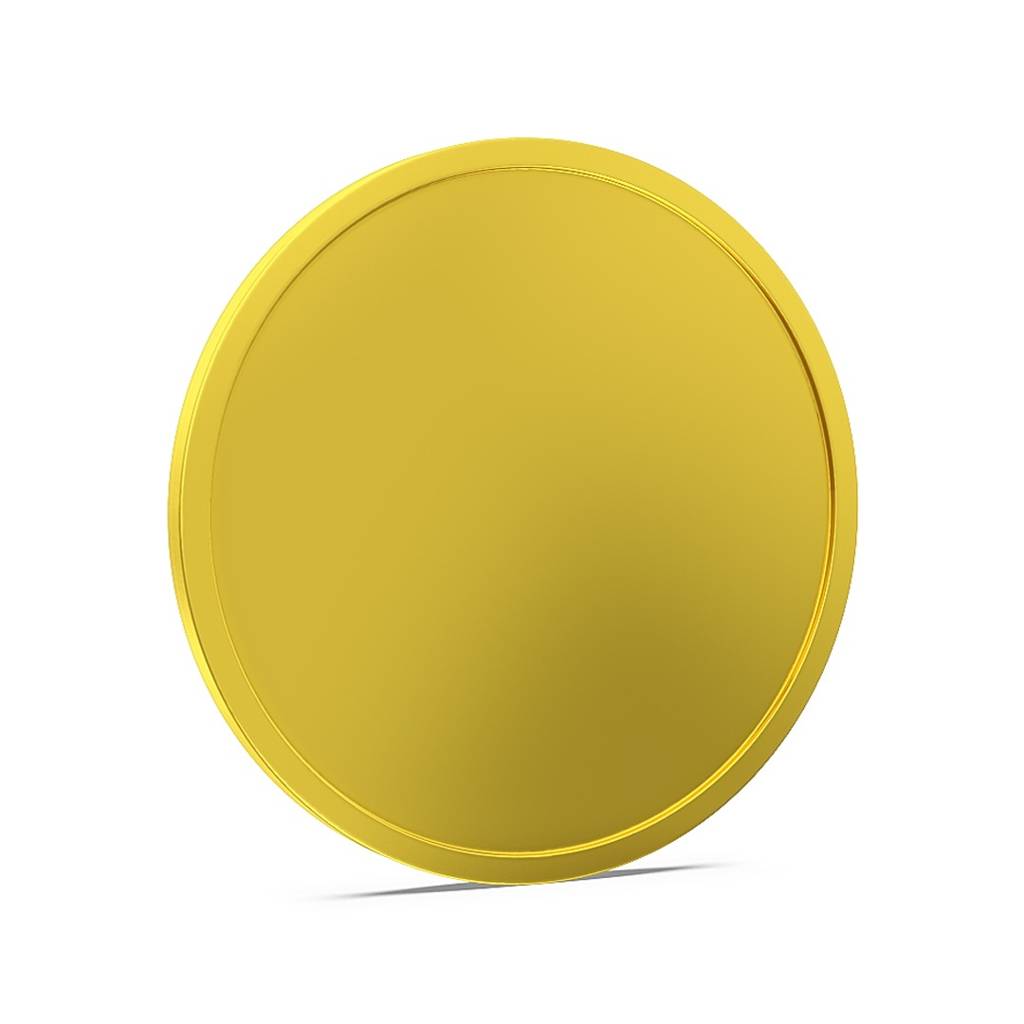 1 Gm Plain Gold Coin 24Kt (995) : AGC1GMPLAIN995