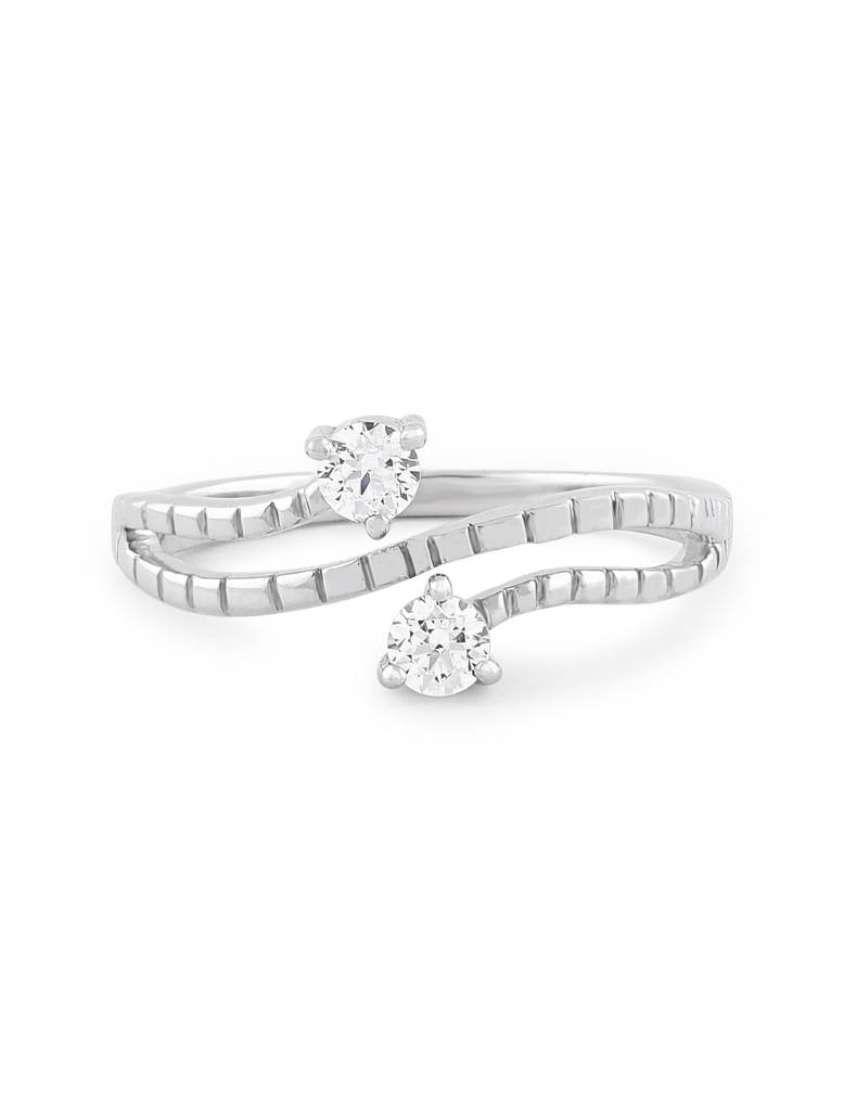 925 Silver Duopoly Ring