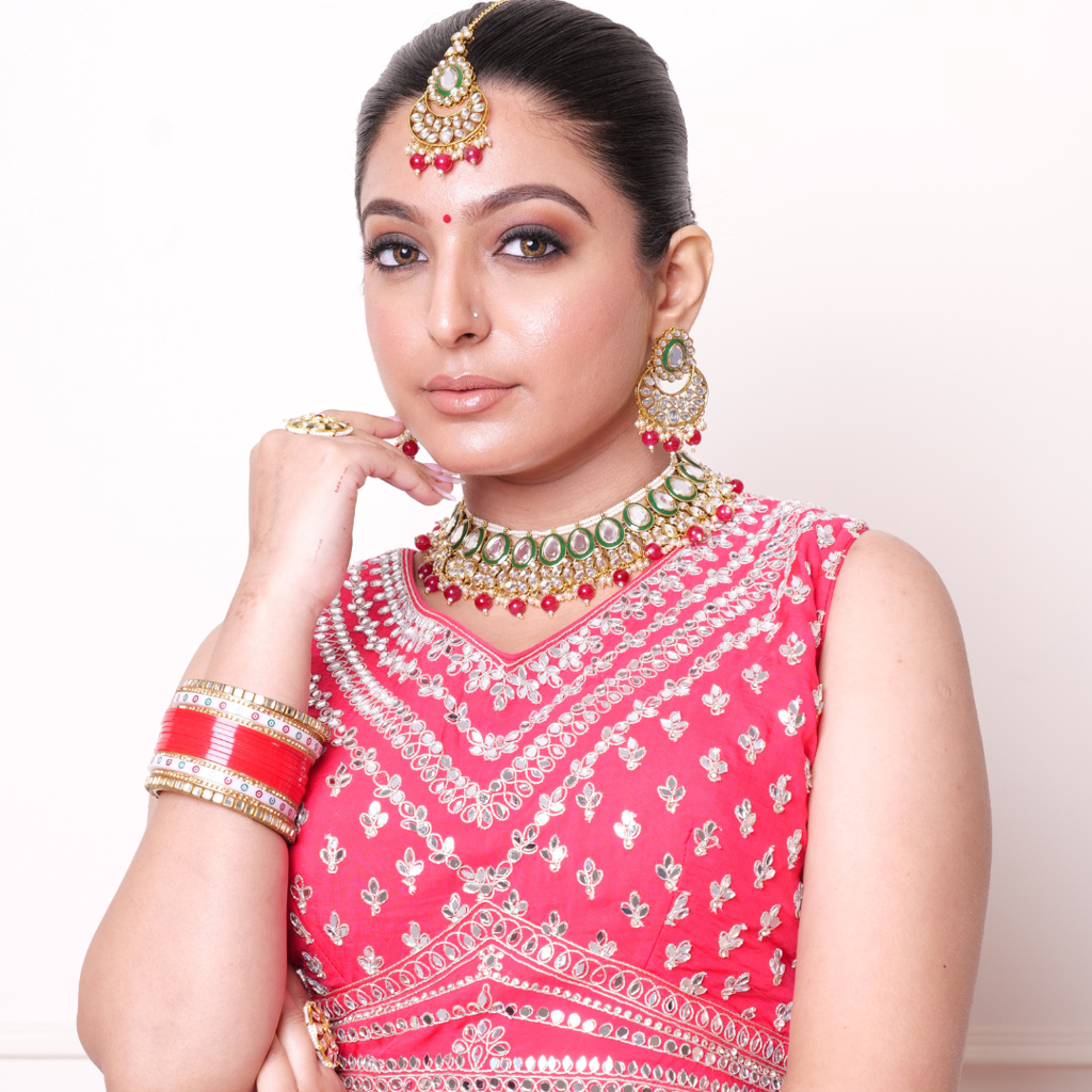 Bridal Kundan Choker Set : NL006