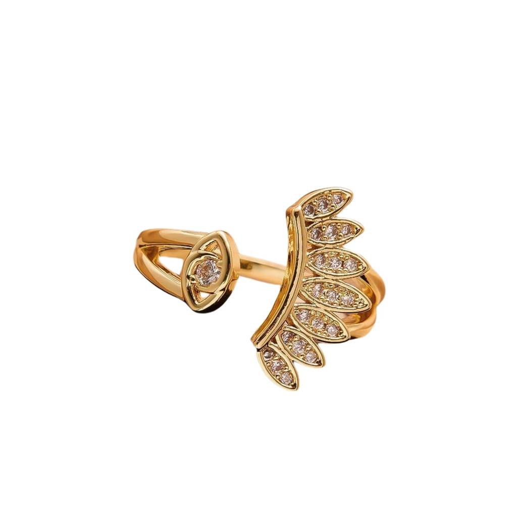 Feather Diamond Ring : RG_CU_Feather_ring
