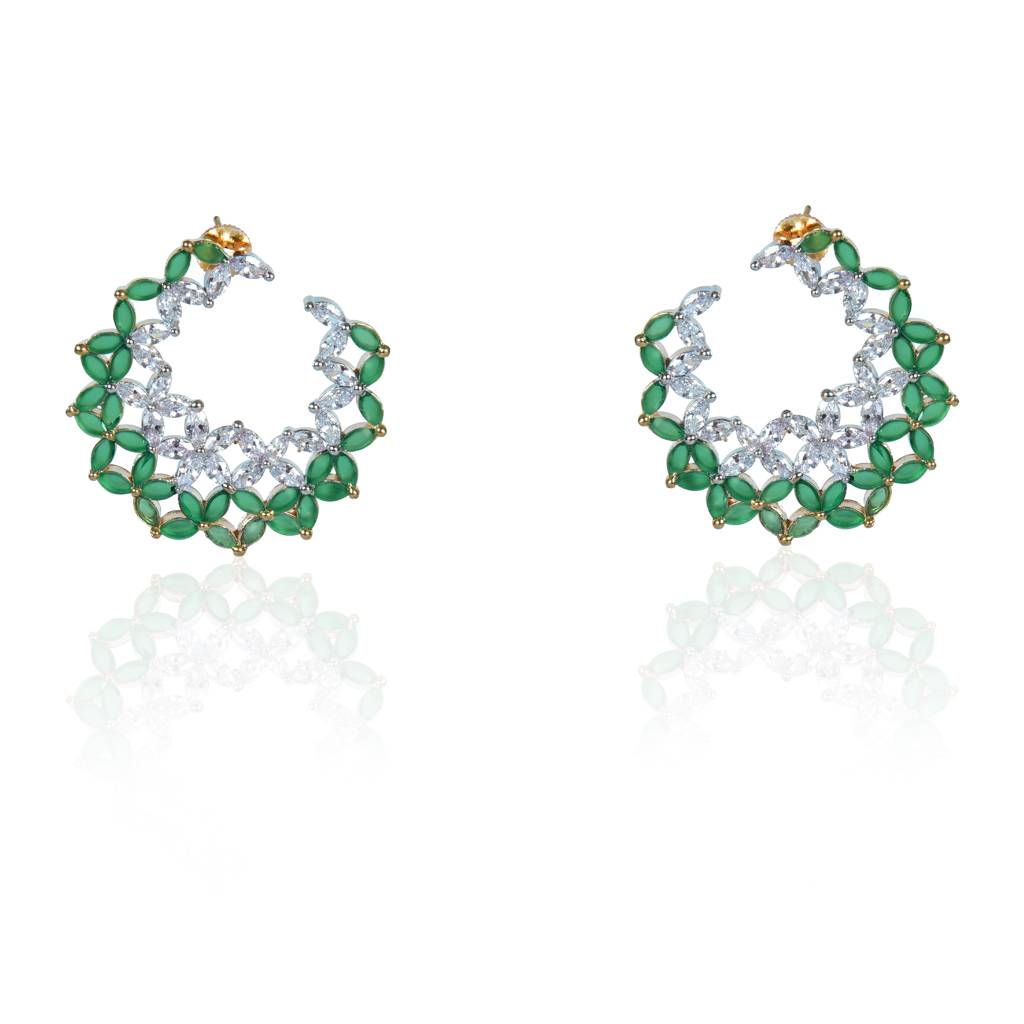Zirconia Stud Earrings : IE257A