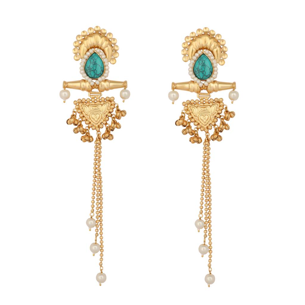 Serene Cascade Dangler Earrings : YI24A0435E