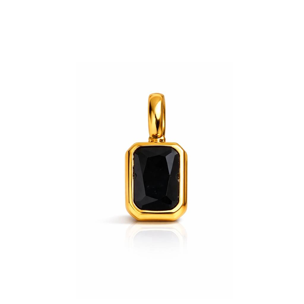 18K Gold-Plated Stone Pendant : 1009816