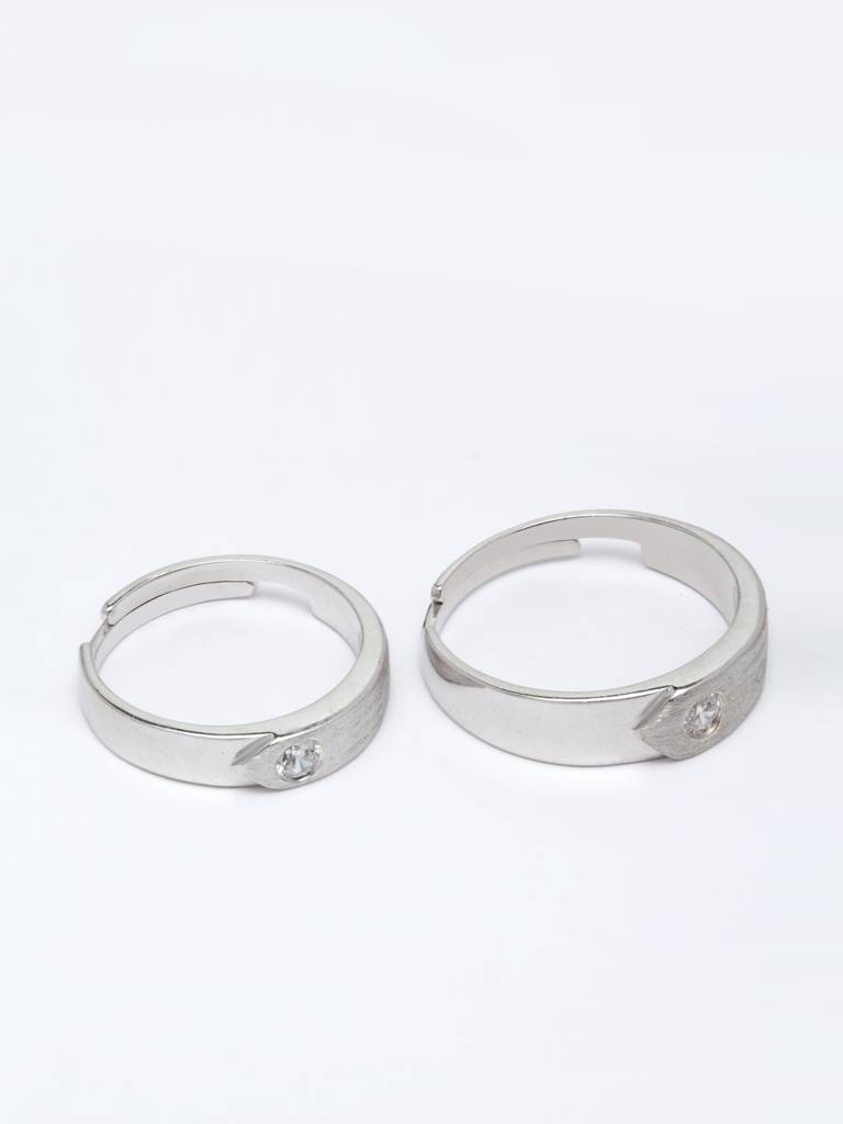 Pure 925 Sterling Silver Belt Adjustable Couple Band For Men And Women : CSCPLR9_MF