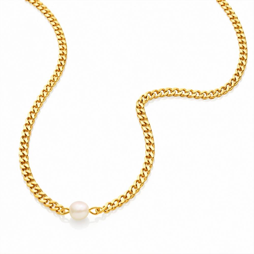 Dainty Pearl Choker Necklace : 100095