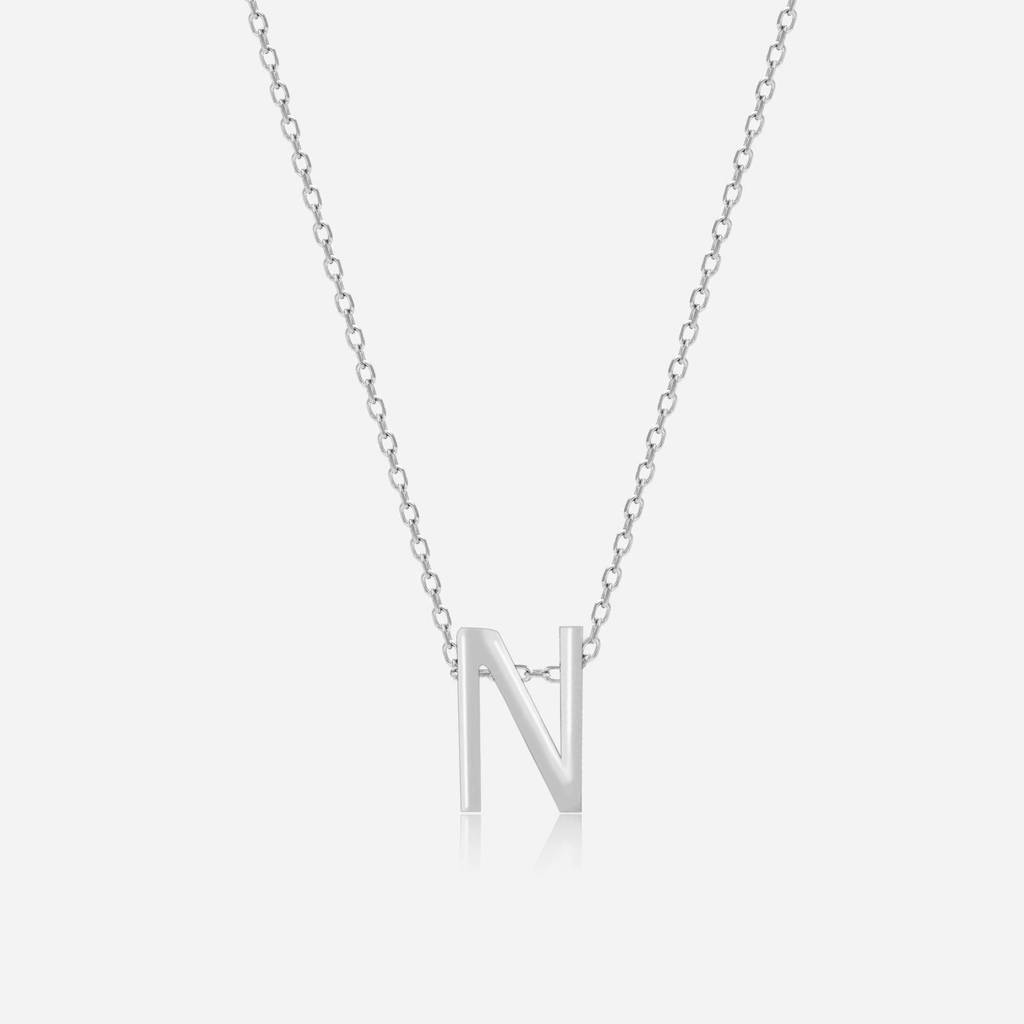 Noble N Initial Necklace : GIN133