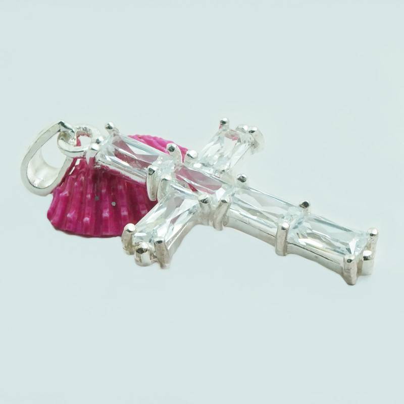 925 Sterling Pure Silver Christian Cross Pendant |Pendant Religious Necklace : PEN1001