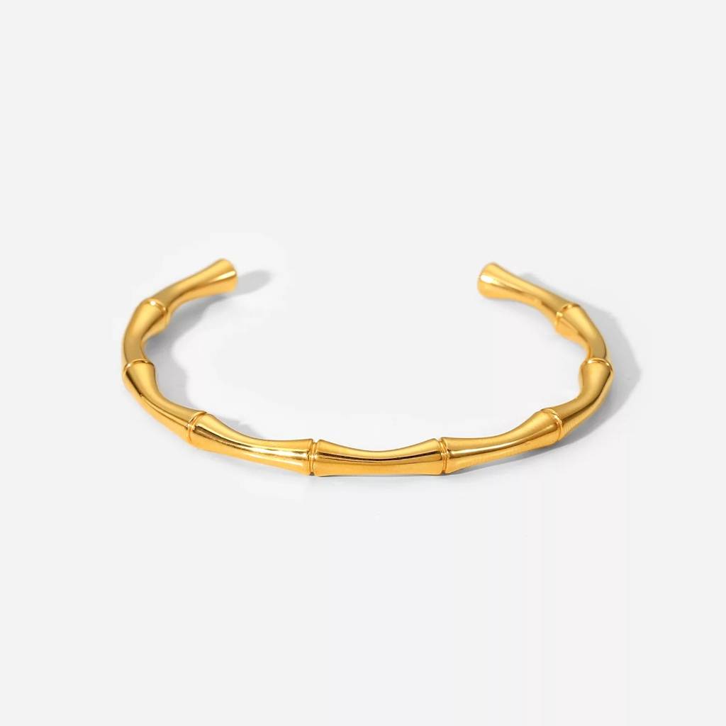 Bamboo Open Cuff Bracelet : MJ25