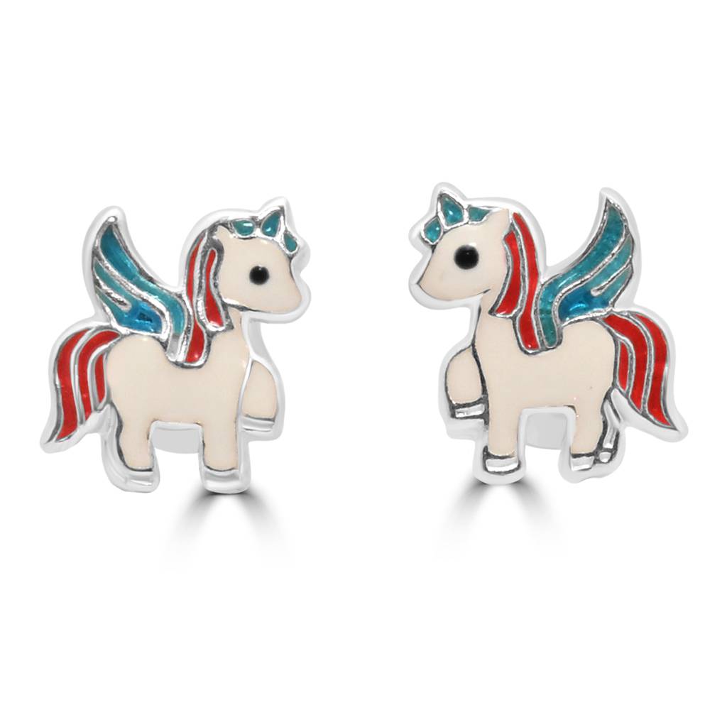 Stylish Sterling Silver Animal-Inspired Stud Earrings For A Whimsical, Elegant Finish : TWP1256
