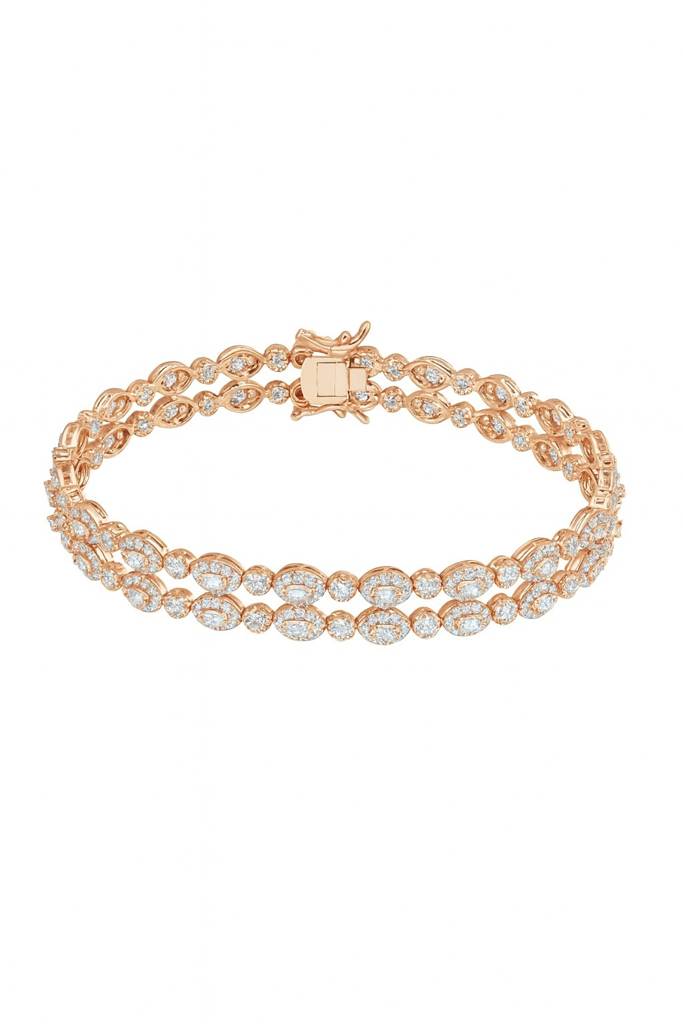 Rosegold Aura Silver Bracelet : B043-75